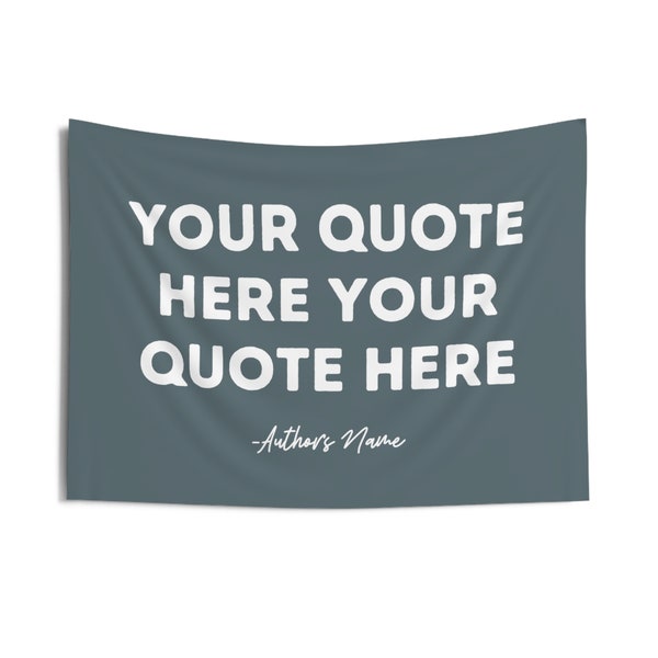 PICK COLORS - Custom Quote Banner, Custom Text Wall Art, Nursery Wall Decor, Flag Wall Art Banner, Kids Room  Decor Pennant