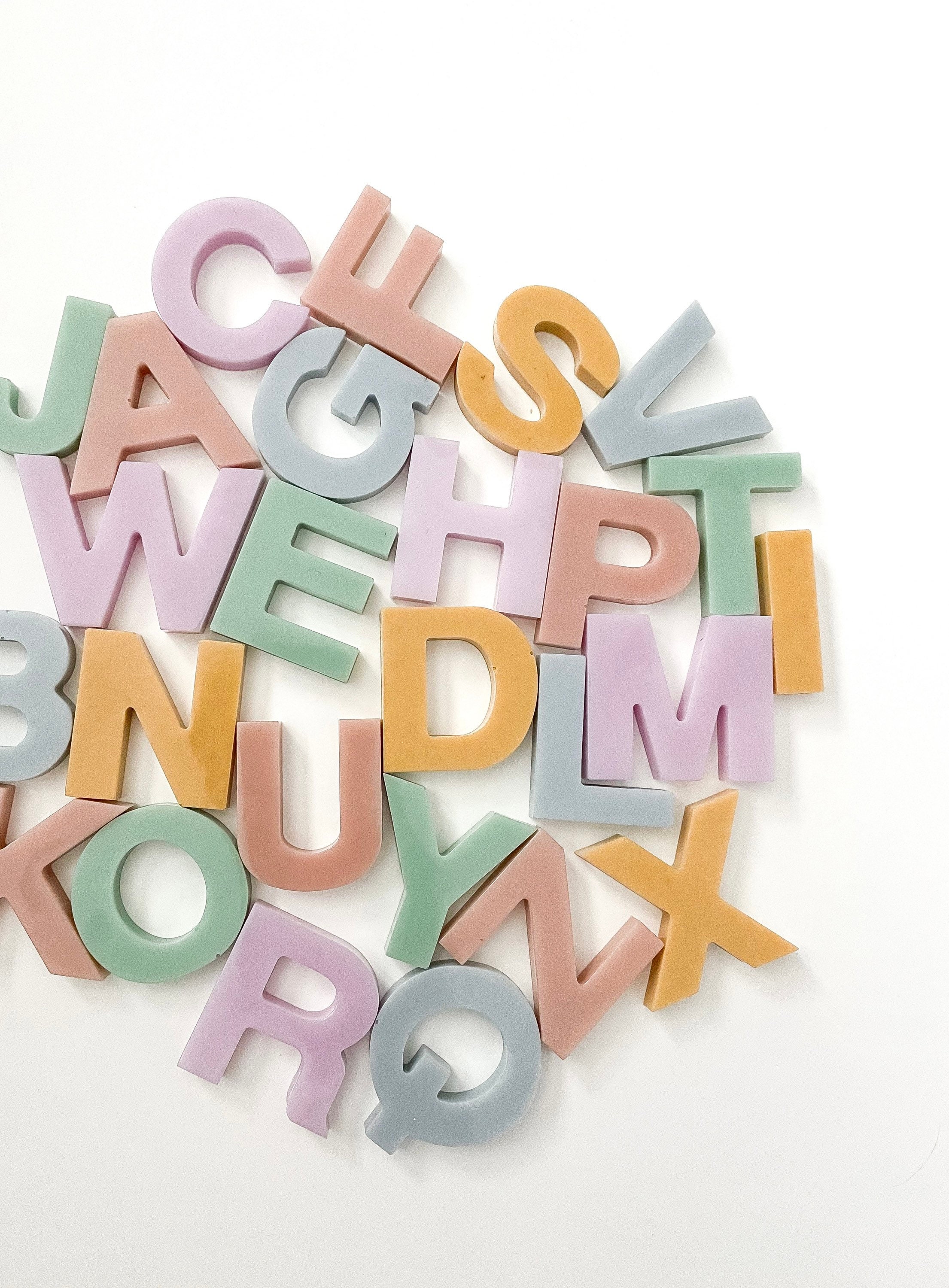 TVOKIDS Uppercase Alphabet 3D Printed Letters Custom Name