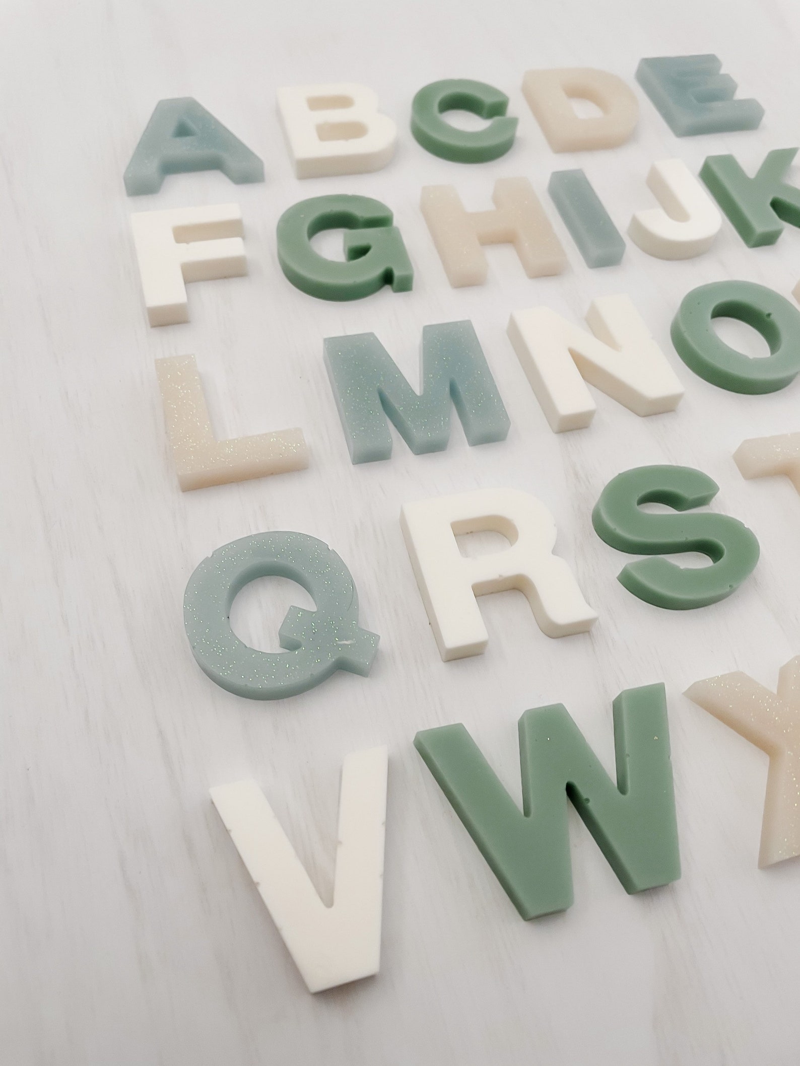 lettre en resine epoxy
