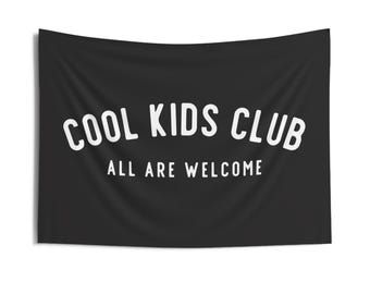 PICK COLORS - Cool Kids Club - Playroom Sign - Boys Room Wall Hanging - Brothers Room Decor - Kind Kids
