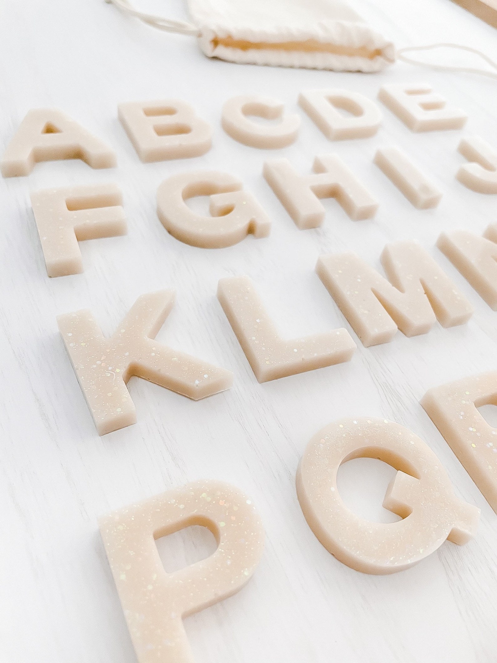 Handmade Epoxy Resin Alphabet Letters Set for Sensory Play and Etsy UK
