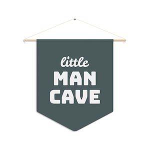 PICK COLOURS - Kleiner Mann Höhlenschild | Kleiner Junge Kinderzimmer Wandbehang | Kleiner Mann Höhle Wandbehang