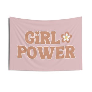 PICK COLORS | Girl Power | Tween Bedroom Sign | Little Girls Room Decor