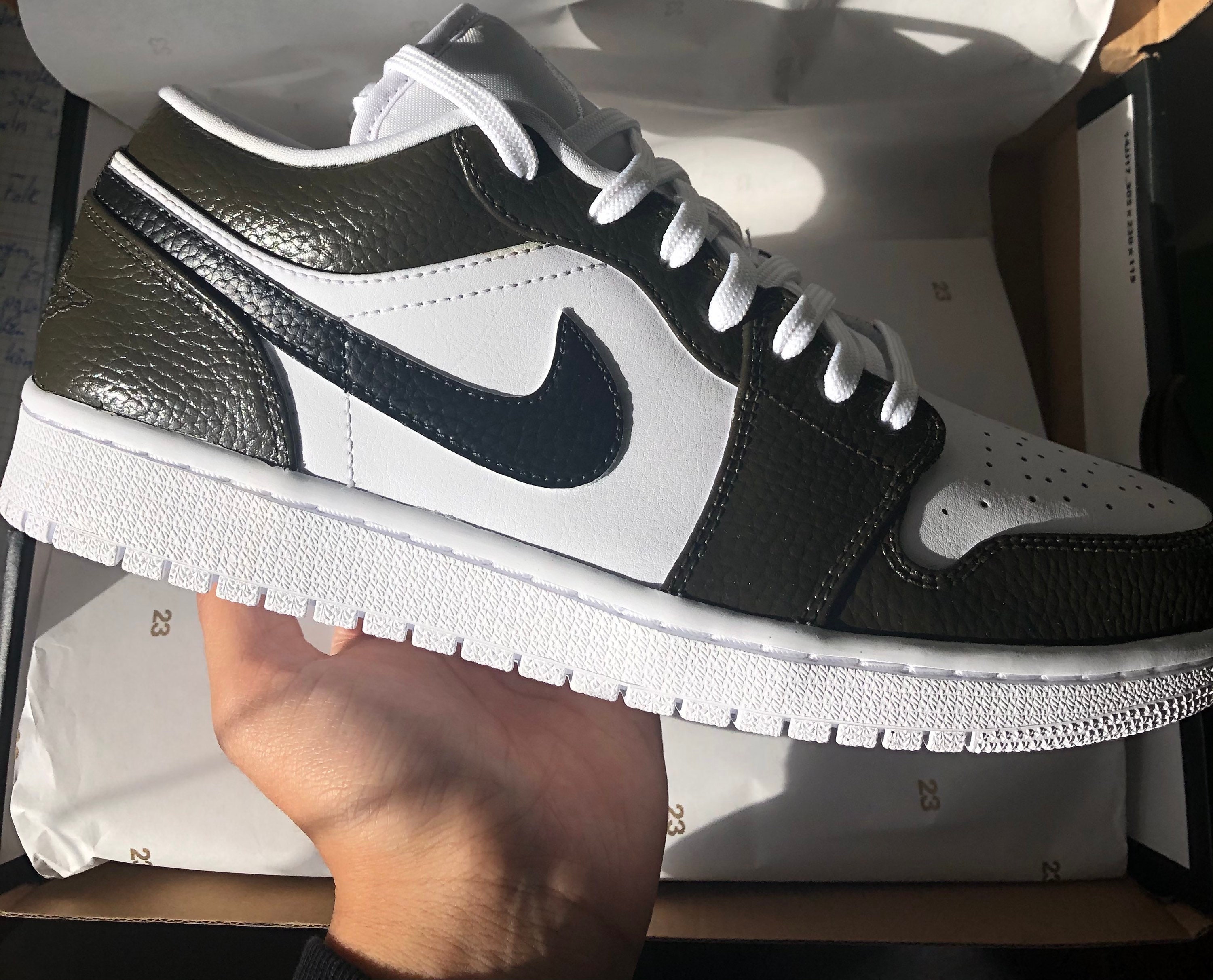 Air Jordan 1 low custom | Etsy