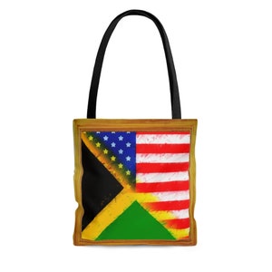 Jamaican-American Tote Bag Gift for