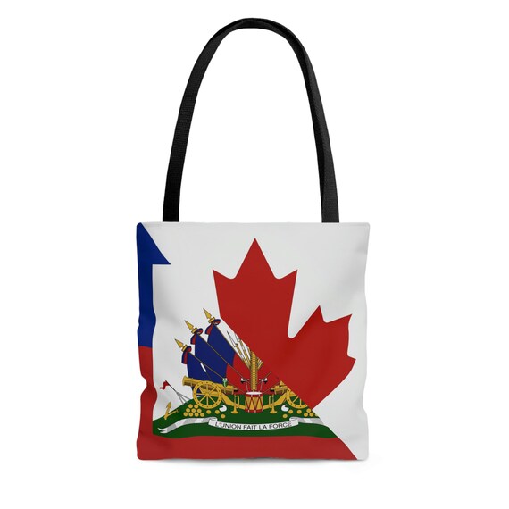 CANADA Tote Bag Souvenir with Red Canadian Maple Leaf Embroidery | eBay