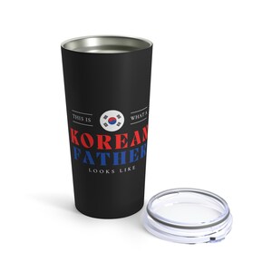 Korean Dad Looks Like South Korea Father Tumbler 20oz Beverage Container Gift for
