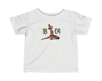 Infant Kente Neg Marron 1804 Haiti | Haitian Neg Mawon Toddler Tee Shirt Gift for Haitian Gift for