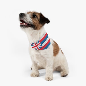 Hawaiian Flag Pet Bandana Collar | Hawaii Dog Cat Animal Gift for