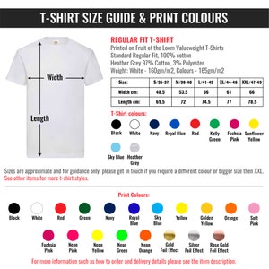 Camiseta personalizada con texto impreso personalizado, diseño de logotipo, ajuste regular, unisex imagen 8