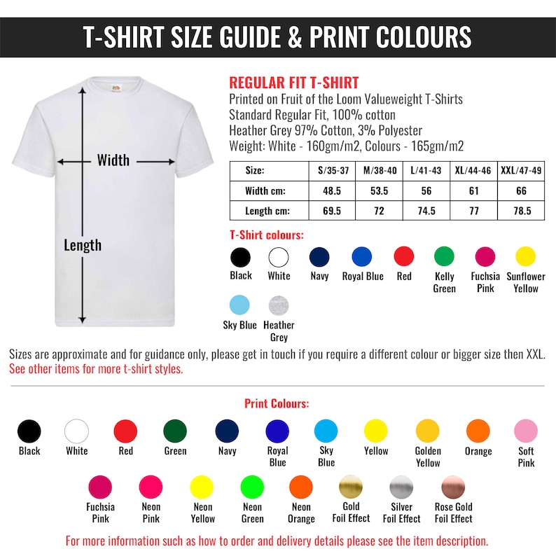 Camiseta personalizada con texto impreso personalizado, diseño de logotipo, ajuste regular, unisex imagen 8