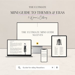 Clothing Themes Eras & Keywords for Ebay Item Specifics Ultimate Digital Download Womens Fashion Preloved Masterclass to Boost Your eBay