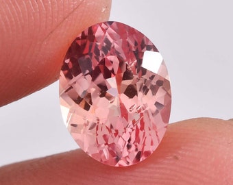 Saphir Padparadscha de Ceylan naturel rare et impeccable de 6,70 ct