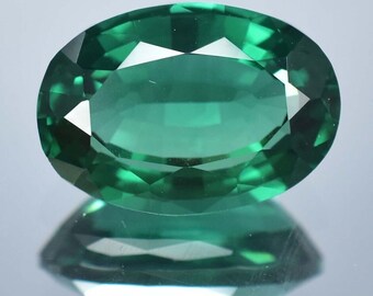 Natural impecable verde esmeralda de Zambia facetada corte ovalado piedra preciosa suelta certificado GIT-AAA+ anillo de esmeralda de alta calidad y gemas para hacer joyas