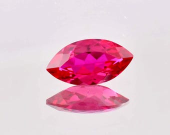 5.50 Ct Natural Mozambique Pigeon Blood Red Ruby Marquise Cut Loose Gemstone Certified 8x16 MM/AAA+ Top Quality Ruby/Ring & Jewelry Making