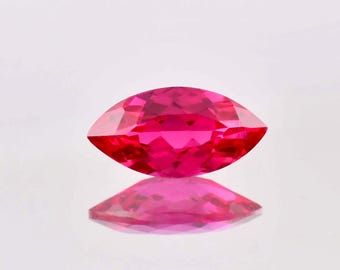 5.55 Ct Natural Mozambique Pigeon Blood Red Ruby Marquise Cut Loose Gemstone Certified 8x16 MM/AAA+ Top Quality Ruby/Ring & Jewelry Making