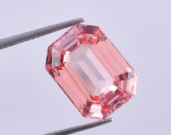 Saphir Padparadscha Naturel De Ceylan - Taille Poire 10x7 Mm - Non Monté