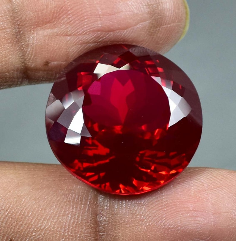 Rare Natural AAA Flawless Mozambique Pigeon Blood Red Ruby Round Cut Loose Gemstone Certified-Ring & Jewelry Making-AAA Top Quality Ruby image 5