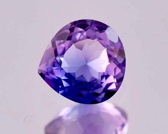 Rare muscgravite de Ceylan naturelle violet-gris en forme de coeur, pierres précieuses GIT en vrac certifiées/AAA + Musgravite de qualité supérieure/bijoux pour fabrication de bagues