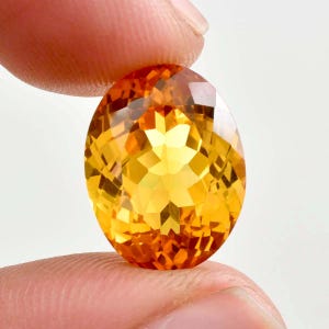 14.40 Ct Natural Rare Ceylon Padparadscha Sapphire Oval Cut Loose Gemstone Certified 12x16 MM/AAA+ Top Quality Gem/Ring & Jewelry Making Gem