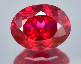10x14 MM Natural AAA Flawless Mozambique Pigeon Blood Red Ruby Oval Cut Loose Gemstone Certified-AAA+ Top Quality Gem-Ring & Jewelry Making
