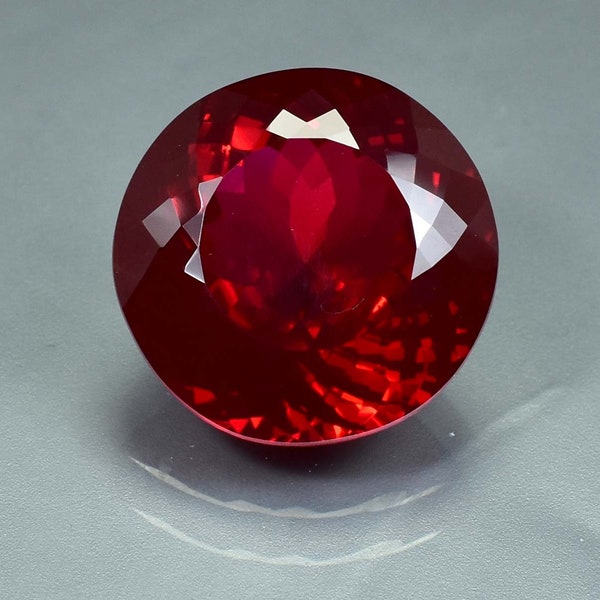 Rare Natural AAA+ Flawless Mozambique Pigeon Blood Red Ruby Round Cut Loose Gemstone Certified-Ring & Jewelry Making-AAA Top Quality Ruby