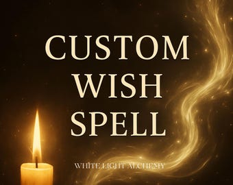 Custom Wish Spell Story | Personalized Ritual, For You, Get any wish, Love, Luck, Career, Psychic / Medium Reading, Etsy Witch,