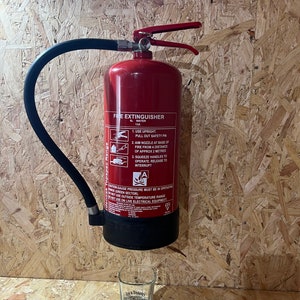 Gift for him, gift for men, birthday, husband, dad, 21st, 18th, 30th, 40th, grandad, man cave. Recycled Fire Extinguisher 6L Mini Bar