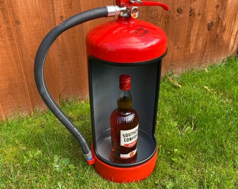 Gift for him, gift for men, birthday, husband, dad, 21st, 18th, 30th, 40th, grandad, man cave. Recycled Fire Extinguisher 9L Mini Bar