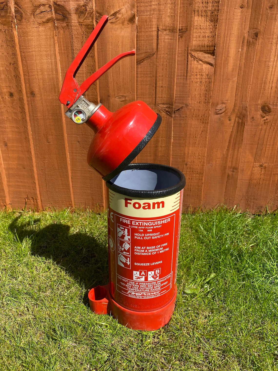 Recycled Fire Extinguisher 3L Storage/Ash tray Etsy
