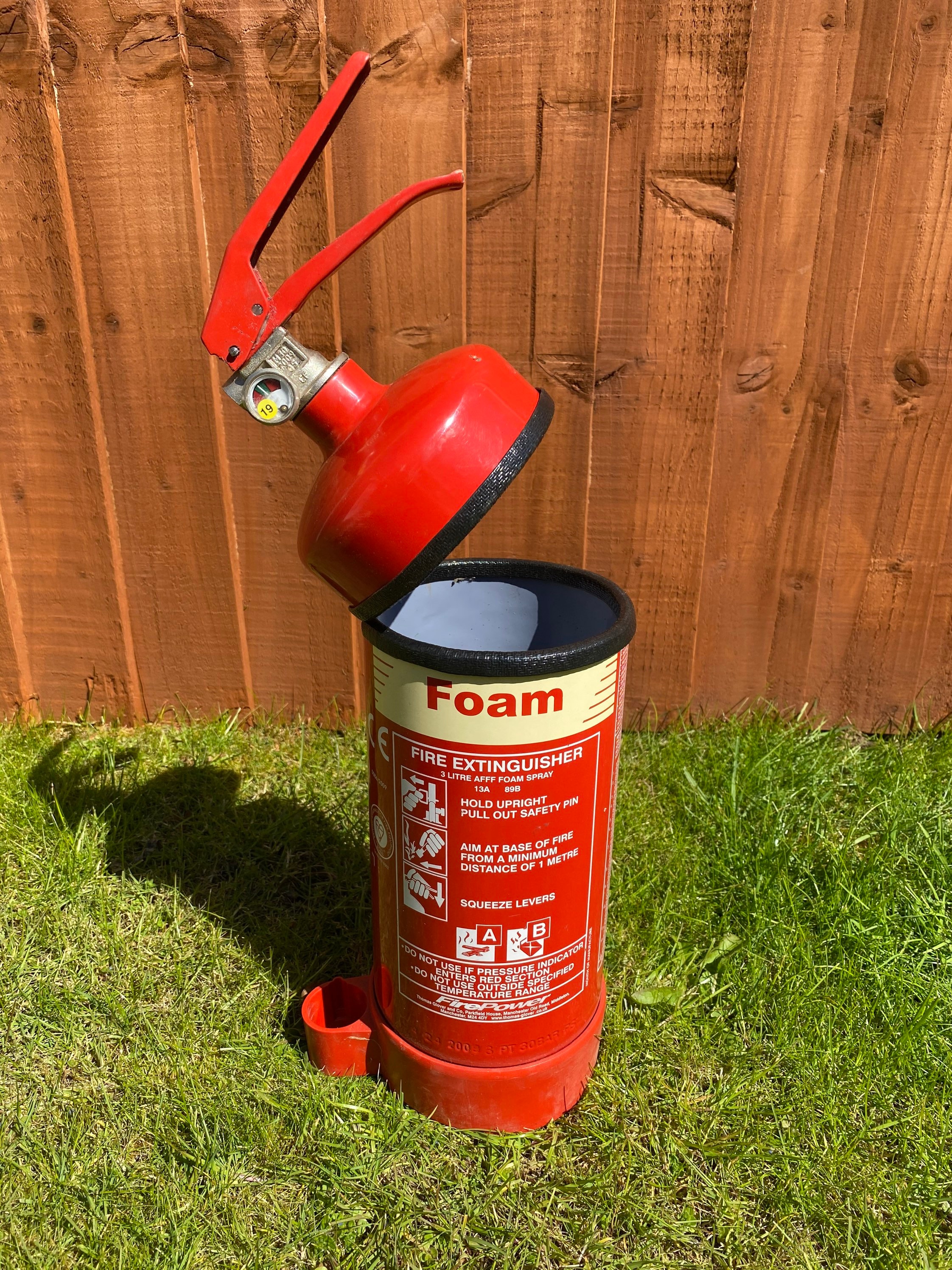Recycled Fire Extinguisher 3L Storage/Ash tray Etsy