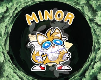 PRE-ORDER Tails the Fox Minor Charm Keychain 2.5in Child