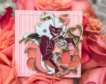 B Grade Fizzarozzie Hard Enamel Pin – Hazbin Hotel, Helluva Boss (2.5in)
