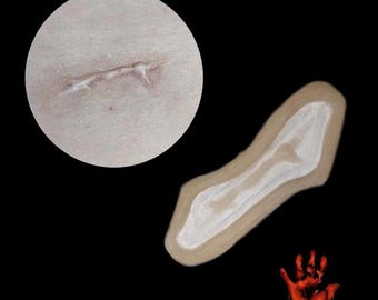 Keloid Scar Silicone Prosthetic, Cosplay, LARP, Special Effects, Halloween