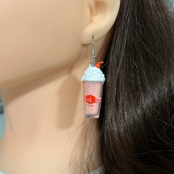 Strawberry Milkshake Earrings