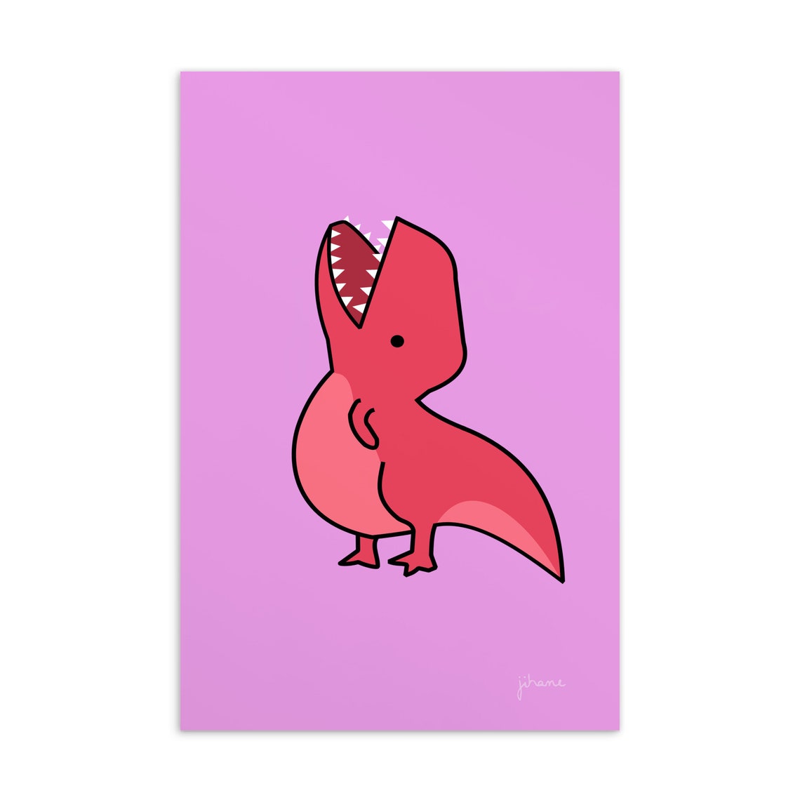 Rex Postcards T Rex Postcard - Greeting Card - Birthday Card - A6 Standard Card 300 G ...