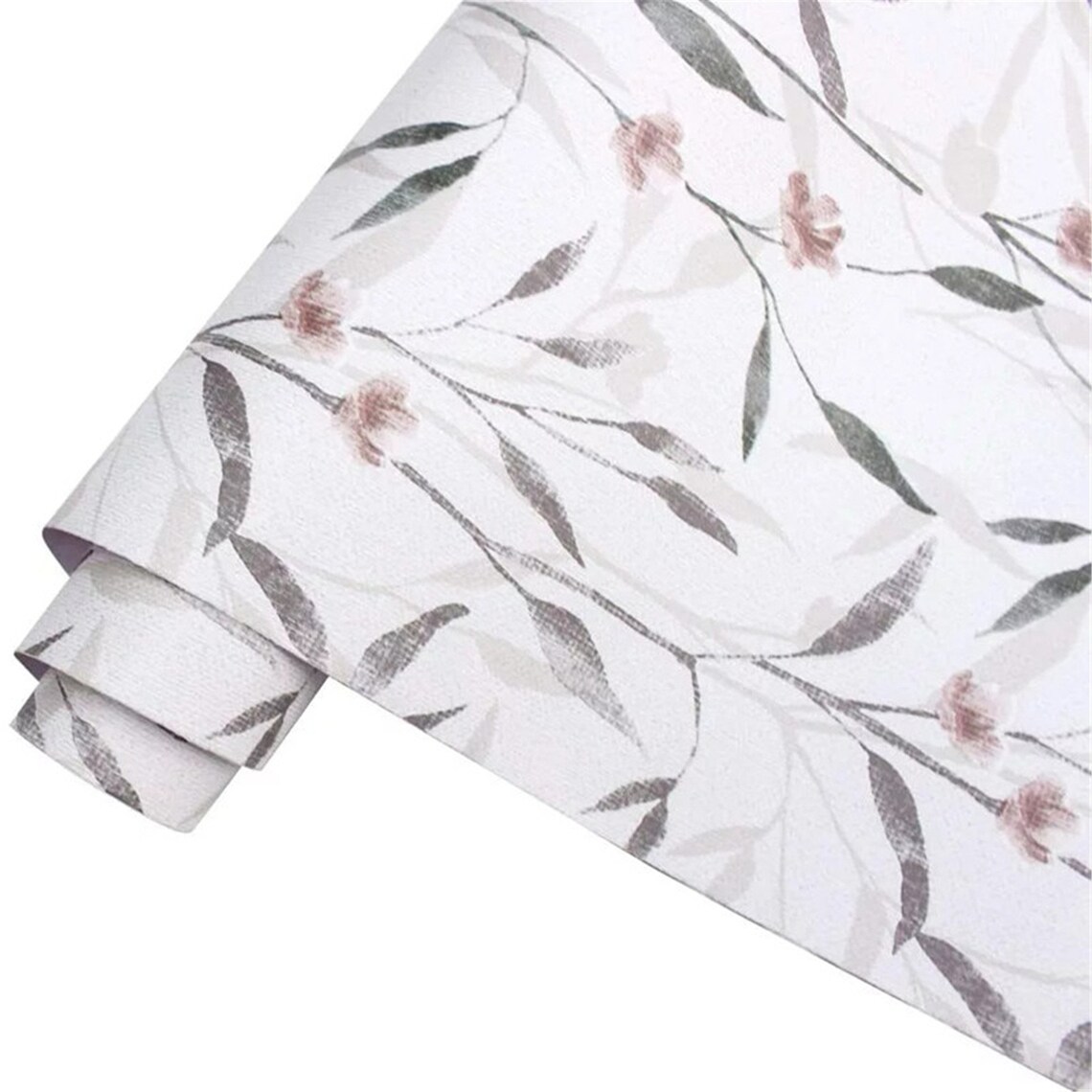 Floral Flower Self Adhesive Wallpaper Vinyl Murals Etsy