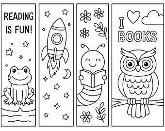 Marcadores para colorear imprimibles para niños: ¡divertida actividad de bricolaje para aulas o regalos!