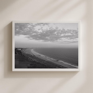 Pacific Coast Highway Santa Monica Prints | California Coast Wall Art | Beach Photography | Photographic Print