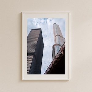 Chicago Riverwalk Druck Kunst | Städtische Chicago Fotografie | Sofort Download