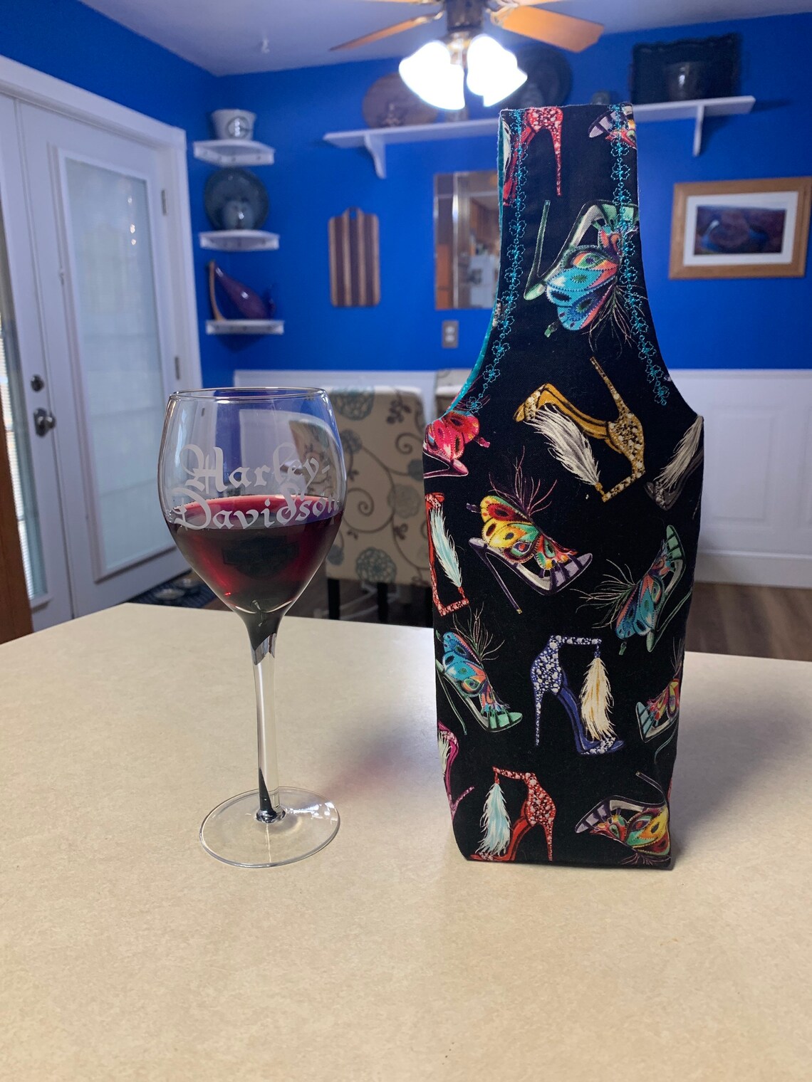 Insulated Wine Bag Etsy