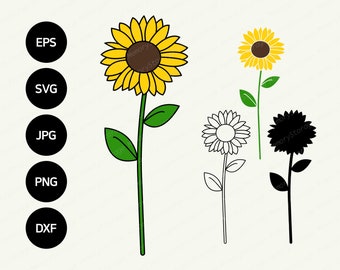 Free Free 183 Sunflower Svg Etsy SVG PNG EPS DXF File
