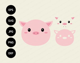 Download Pig Face Svg Etsy
