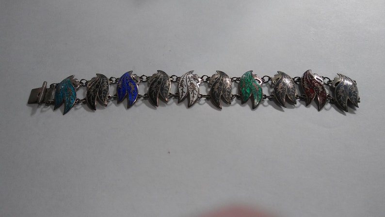 Sterling Multicolored SIAM Bracelet