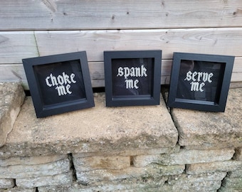 Spank me Schnittmuster - rude Kreuzstich / Kinky Kreuzstich / Sex Kreuzstich