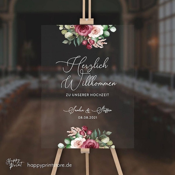 Acrylic glass reception board Wedding sign Welcome sign Plexiglas  Welcome Board Pleksipano Söz Dügün Nisan Kina