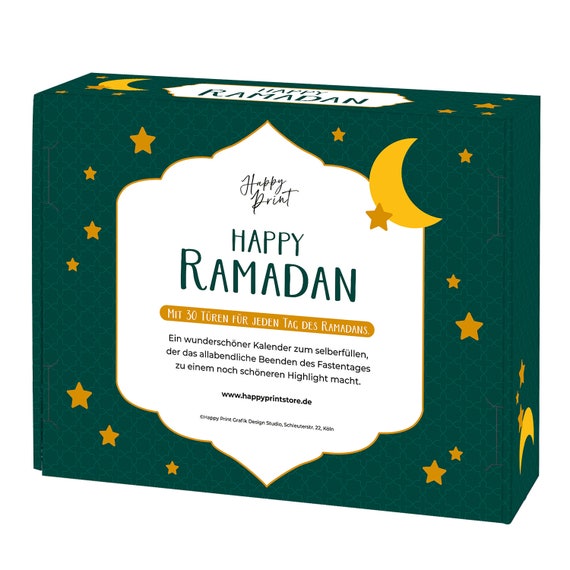 Ramadankalender Zum Selberfüllen Grün - .de
