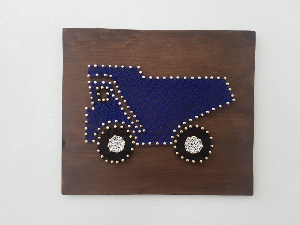 Dump truck string art | Etsy