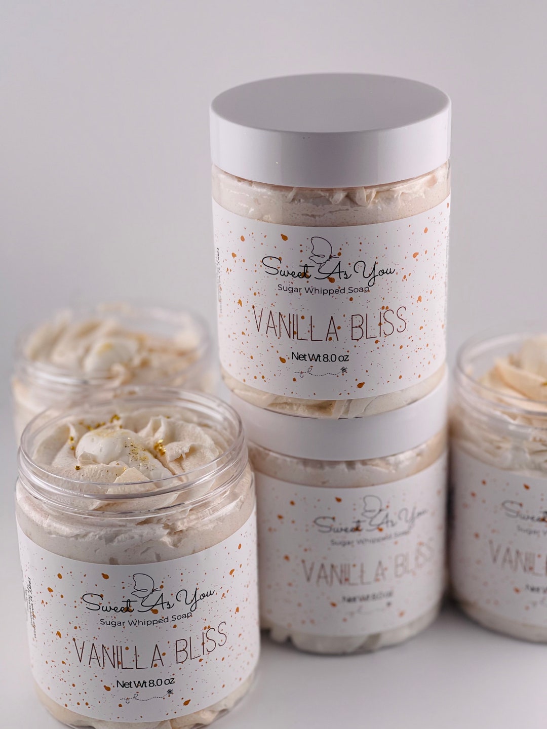 New Vanilla Sugar Soap, Whipped Soap, Sugar Soap, Foaming Soap - Etsy