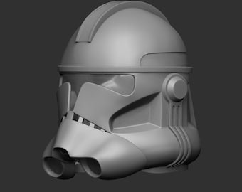 Fase 2 Clone Trooper Helmet v2 - Archivos de impresión 3D